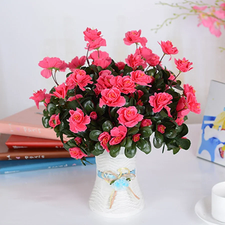 Outdoor Fall Artificial Red Azalea High Quality Flowers Bushes UV Resistant Decor Fake Flowers Home Decorations Small For Garden
Outdoor Fall Artificial Red Azalea High Quality Flowers Bushes UV Resistant Decor Fake Flowers Home Decorations Small For Garden