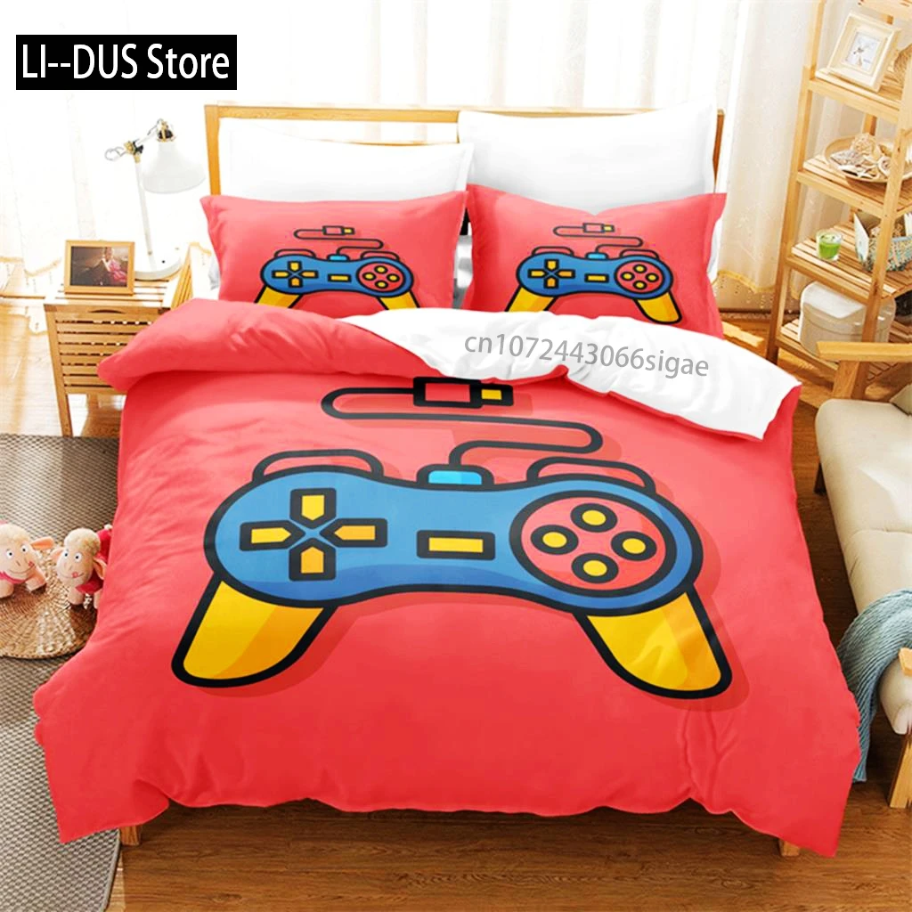 Cartoon Game Machine Bedding Set Duvet Cover Set 3d Bedding Digital Printing Queen Size Bedding Set Fashion Design
Cartoon Game Machine Bedding Set Duvet Cover Set 3d Bedding Digital Printing Queen Size Bedding Set Fashion Design