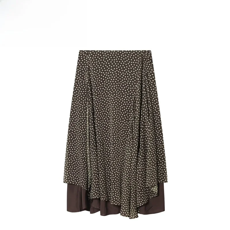 Модная асимметричная юбка в горошек для женщин, стандартный крой, весенний сезон, полиэстер, с принтом, средняя талия
Модная асимметричная юбка в горошек для женщин, стандартный крой, весенний сезон, полиэстер, с принтом, средняя талия