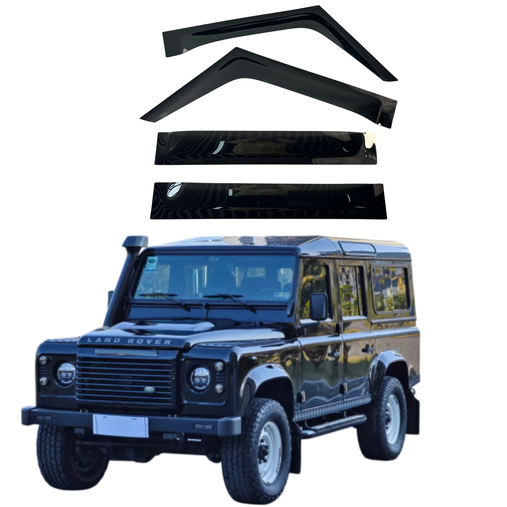 WINDOW VISOR Car Door Rain Guard Side Windows Sun Visors Wind Deflector For Land Rover Old Defender Weather Shields
WINDOW VISOR Car Door Rain Guard Side Windows Sun Visors Wind Deflector For Land Rover Old Defender Weather Shields