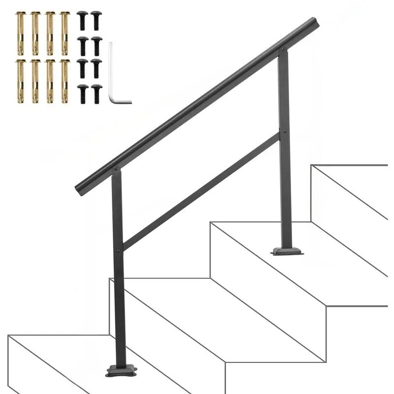 Handrail Outdoor Stairs 47.6 X 35.2 Inch Outdoor Handrail Outdoor Stair Railing Adjustable from 0 to 30 Degrees Handrail for Stairs Outdoor Aluminum Black Stair Railing Fit 3-4 Steps
Handrail Outdoor Stairs 47.6 X 35.2 Inch Outdoor Handrail Outdoor Stair Railing Adjustable from 0 to 30 Degrees Handrail for Stairs Outdoor Aluminum Black Stair Railing Fit 3-4 Steps