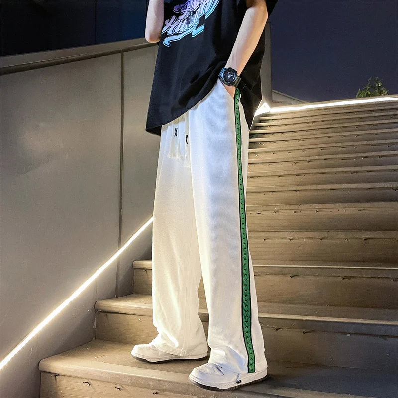 Men's Casual Loose Straight Leg Baskeall Sports Pants Autumn Spring Season High Street Trend Matching Long Trousers
Men's Casual Loose Straight Leg Baskeall Sports Pants Autumn Spring Season High Street Trend Matching Long Trousers