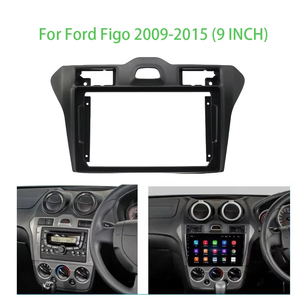 9 inch Panel Car Radio DVD Player Fascias Frame for Ford Figo 2009-2012 Dash Install Console Bezel GPS Adapter Plate Trim Cover
9 inch Panel Car Radio DVD Player Fascias Frame for Ford Figo 2009-2012 Dash Install Console Bezel GPS Adapter Plate Trim Cover
