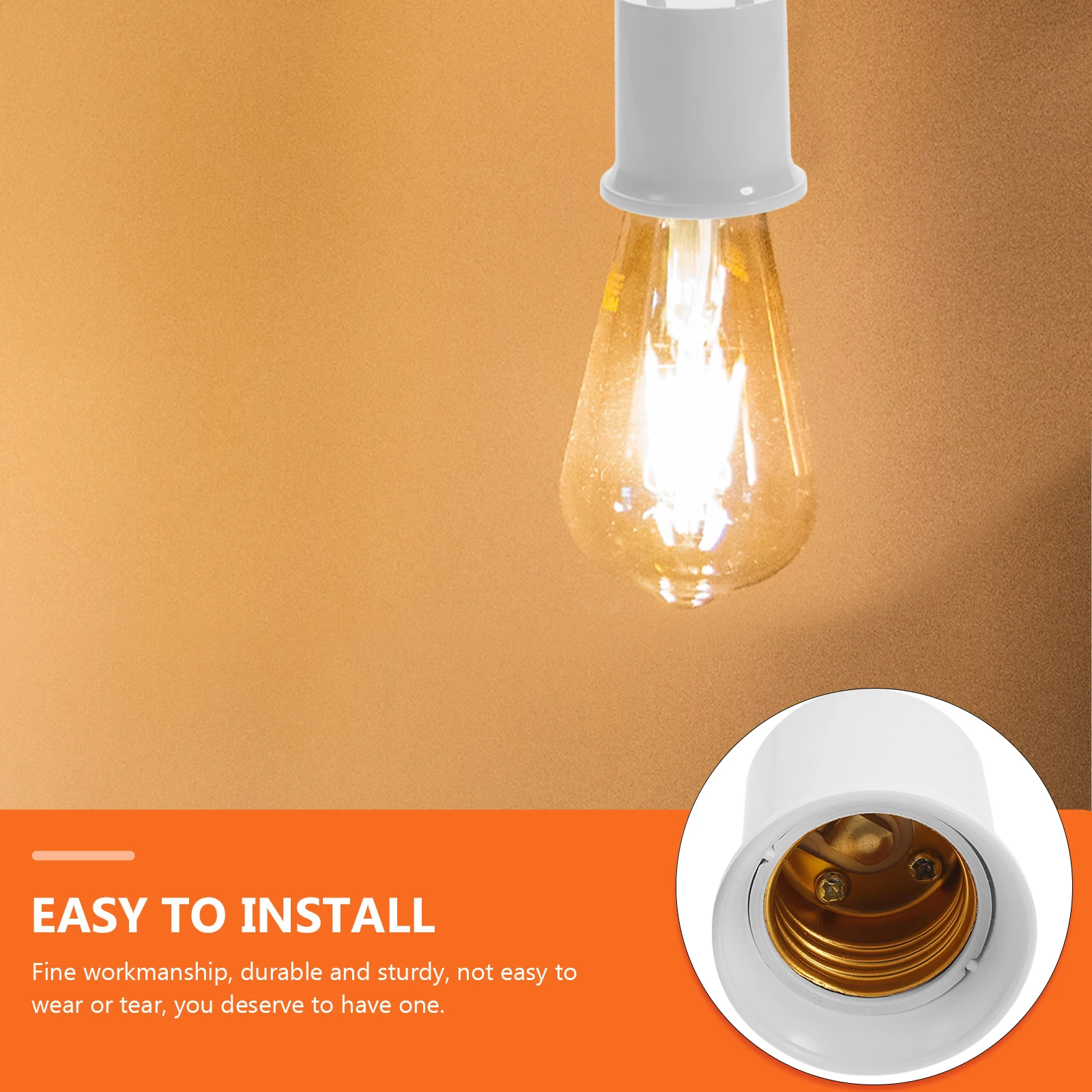 3pcs E27 Lamp Holder Adapter High Grade Copper Excellent Conductivity for Wall Pathway Night Light E26 Socket Plug
3pcs E27 Lamp Holder Adapter High Grade Copper Excellent Conductivity for Wall Pathway Night Light E26 Socket Plug