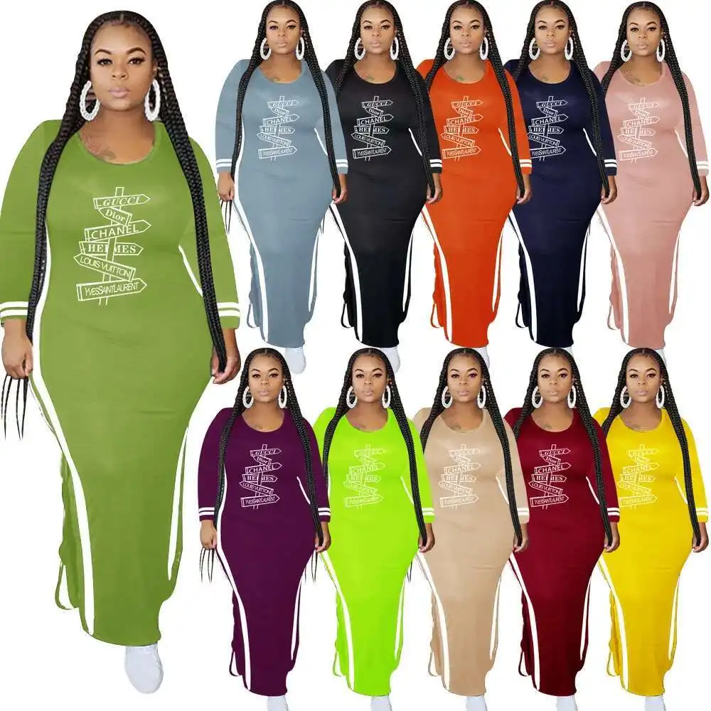 Exquisite Autumn and Winter Crown Round Neck Long Skirt Plus Size Women's Long Sleeved Striped Color Blocked Dress Casual Y2k
Exquisite Autumn and Winter Crown Round Neck Long Skirt Plus Size Women's Long Sleeved Striped Color Blocked Dress Casual Y2k