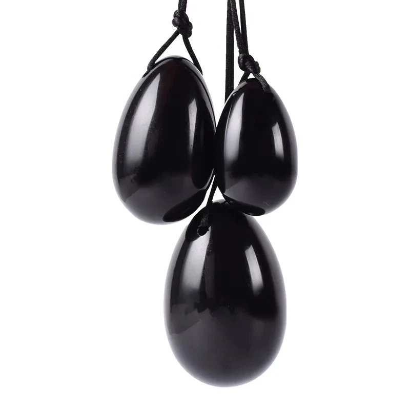 Drilled Obsidian Jade Yoni Egg Crystal Jade Eggs Tightening Vaginal Body Massage Kegel Muscle Exerciser Women Postnatal Recovery
Drilled Obsidian Jade Yoni Egg Crystal Jade Eggs Tightening Vaginal Body Massage Kegel Muscle Exerciser Women Postnatal Recovery