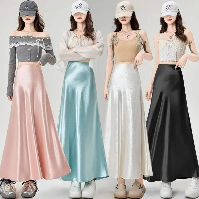 Midi Solid Color Women's Casual Party A Line High Waist Black Female Chic Elegant Clothes Streetwear Harajuku All Match Skirt
Midi Solid Color Women's Casual Party A Line High Waist Black Female Chic Elegant Clothes Streetwear Harajuku All Match Skirt
