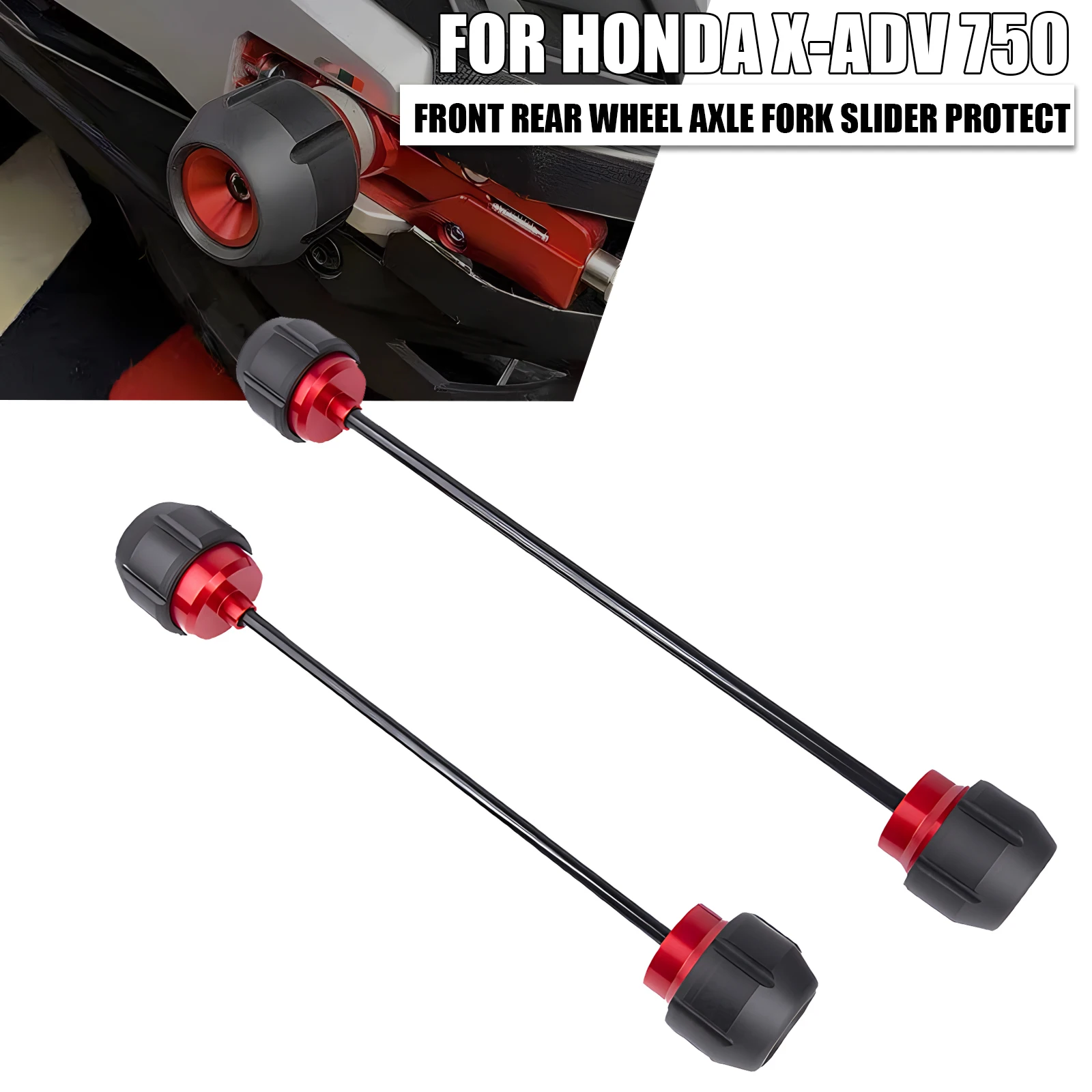 New For HONDA XADV 750 2017-2021 2022 2023 Motorcycle Accessories Front Rear Wheel Fork Slider Axle Crash Protector Cap X-ADV750
New For HONDA XADV 750 2017-2021 2022 2023 Motorcycle Accessories Front Rear Wheel Fork Slider Axle Crash Protector Cap X-ADV750