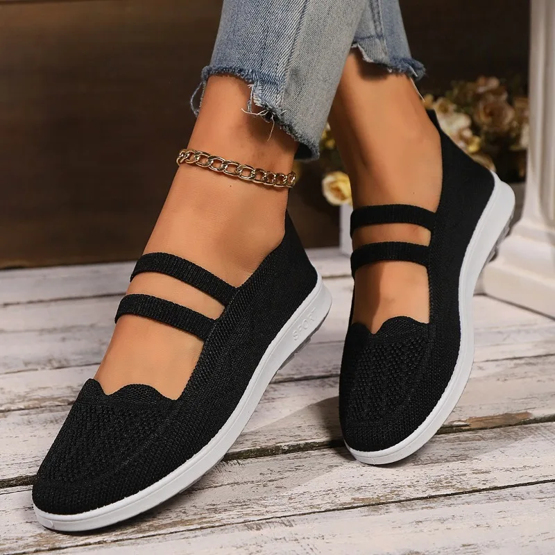 Women Flat Shoes 2025 Summer New Fashionable and Comfortable Women Mesh Breathable Sports Shoes
Women Flat Shoes 2025 Summer New Fashionable and Comfortable Women Mesh Breathable Sports Shoes