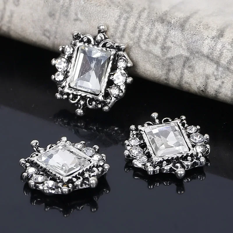 Engood 100Pcs Crystal Retro Square Alloy Rhinestone Button for DIY Hair Accessories Sewing Trim & Embellishments Craft Buckles
Engood 100Pcs Crystal Retro Square Alloy Rhinestone Button for DIY Hair Accessories Sewing Trim & Embellishments Craft Buckles