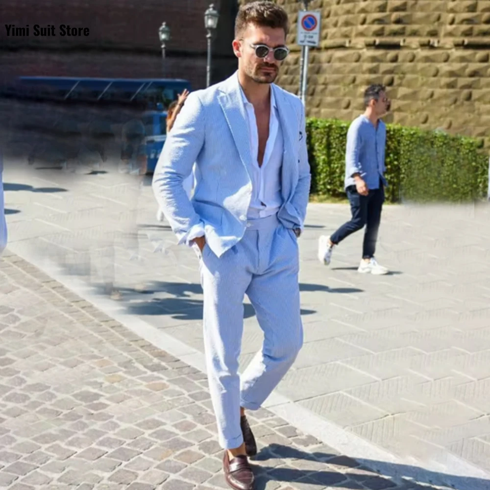 YiMinpwp Men's Suit Pinstripe 2 Pieces Linen Casual Blazer for Men Ball gownLightweight Wedding Party Suits Tuxedos Dress XS-5XL
YiMinpwp Men's Suit Pinstripe 2 Pieces Linen Casual Blazer for Men Ball gownLightweight Wedding Party Suits Tuxedos Dress XS-5XL