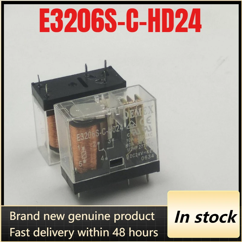 New 1pcs/lot E3206S-C-HD24 10A 24VDC 5pins
New 1pcs/lot E3206S-C-HD24 10A 24VDC 5pins