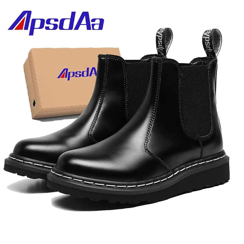 STRONGSHEN Men Luxury Genuine Leather Chelsea Boots Outdoor Boots Female Fashion Designer Motorcycle Shoes Round Toe Short Boots
STRONGSHEN Men Luxury Genuine Leather Chelsea Boots Outdoor Boots Female Fashion Designer Motorcycle Shoes Round Toe Short Boots