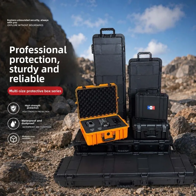 Thickened PP Photography Equipment Case Waterproof Drop Resistant Handheld Toolbox Protection Box Tool Chest Toolbox Tool Box
Thickened PP Photography Equipment Case Waterproof Drop Resistant Handheld Toolbox Protection Box Tool Chest Toolbox Tool Box