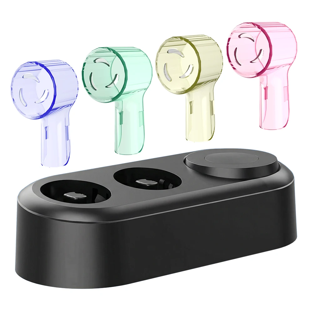 USB Magnetic Charging Base and 4 Pcs Brush Heads Dustproof Covers, Compatible with Oral B iO 7 8 9 10 Series Electric Toothbrush
USB Magnetic Charging Base and 4 Pcs Brush Heads Dustproof Covers, Compatible with Oral B iO 7 8 9 10 Series Electric Toothbrush