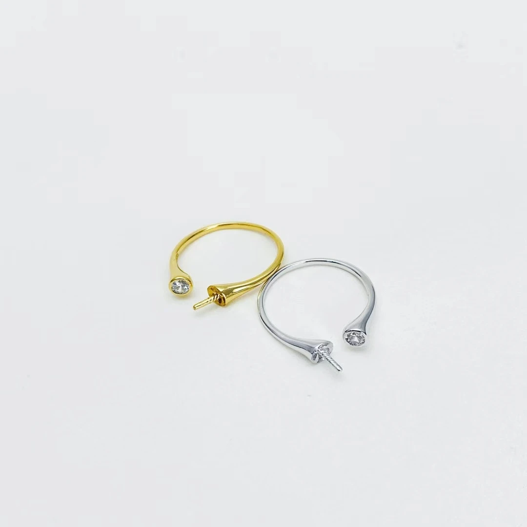 925 Sterling Silver Adjustable Ring Mount Settings Findings Mountings Accessory Parts Fittings for 6-7mm Pearls 10pcs/lot
925 Sterling Silver Adjustable Ring Mount Settings Findings Mountings Accessory Parts Fittings for 6-7mm Pearls 10pcs/lot