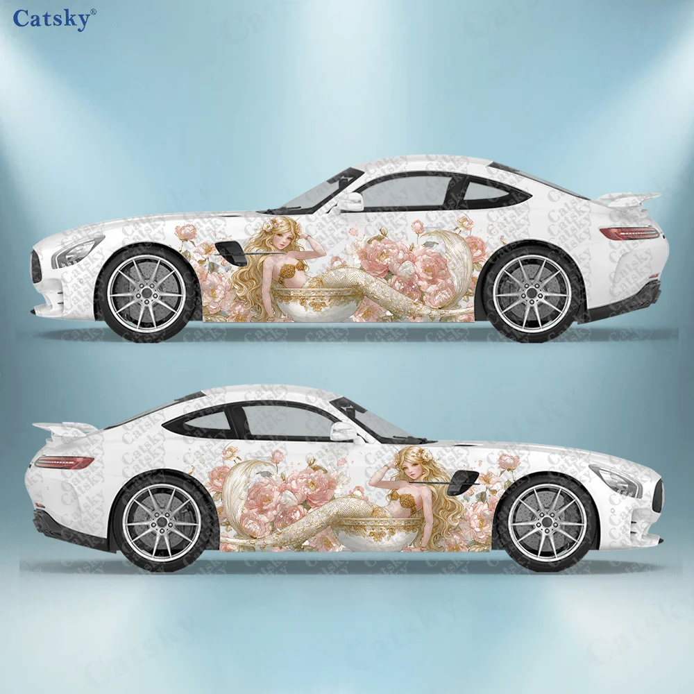 2pcs Mermaid in Golden Chalice Car Sticker, Durable, Fade-resistant, Enhance Vehicle's Aesthetics with Art Design Car Vinyl Wrap
2pcs Mermaid in Golden Chalice Car Sticker, Durable, Fade-resistant, Enhance Vehicle's Aesthetics with Art Design Car Vinyl Wrap
