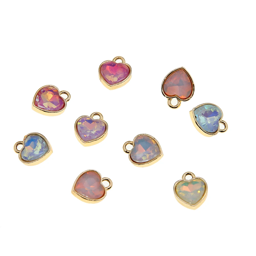 50pcs DIY accessories classic fashion copper edge crystal heart heart pendant earrings pendant necklace material
50pcs DIY accessories classic fashion copper edge crystal heart heart pendant earrings pendant necklace material