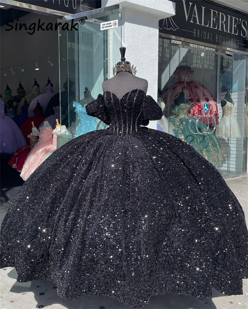 Блестящее черное бальное платье принцессы Quinceanera, платье 2025 с бантом и блестками, праздничное платье Sweet 16, Vestidos De 15 Años по индивидуальному заказу
Блестящее черное бальное платье принцессы Quinceanera, платье 2025 с бантом и блестками, праздничное платье Sweet 16, Vestidos De 15 Años по индивидуальному заказу
