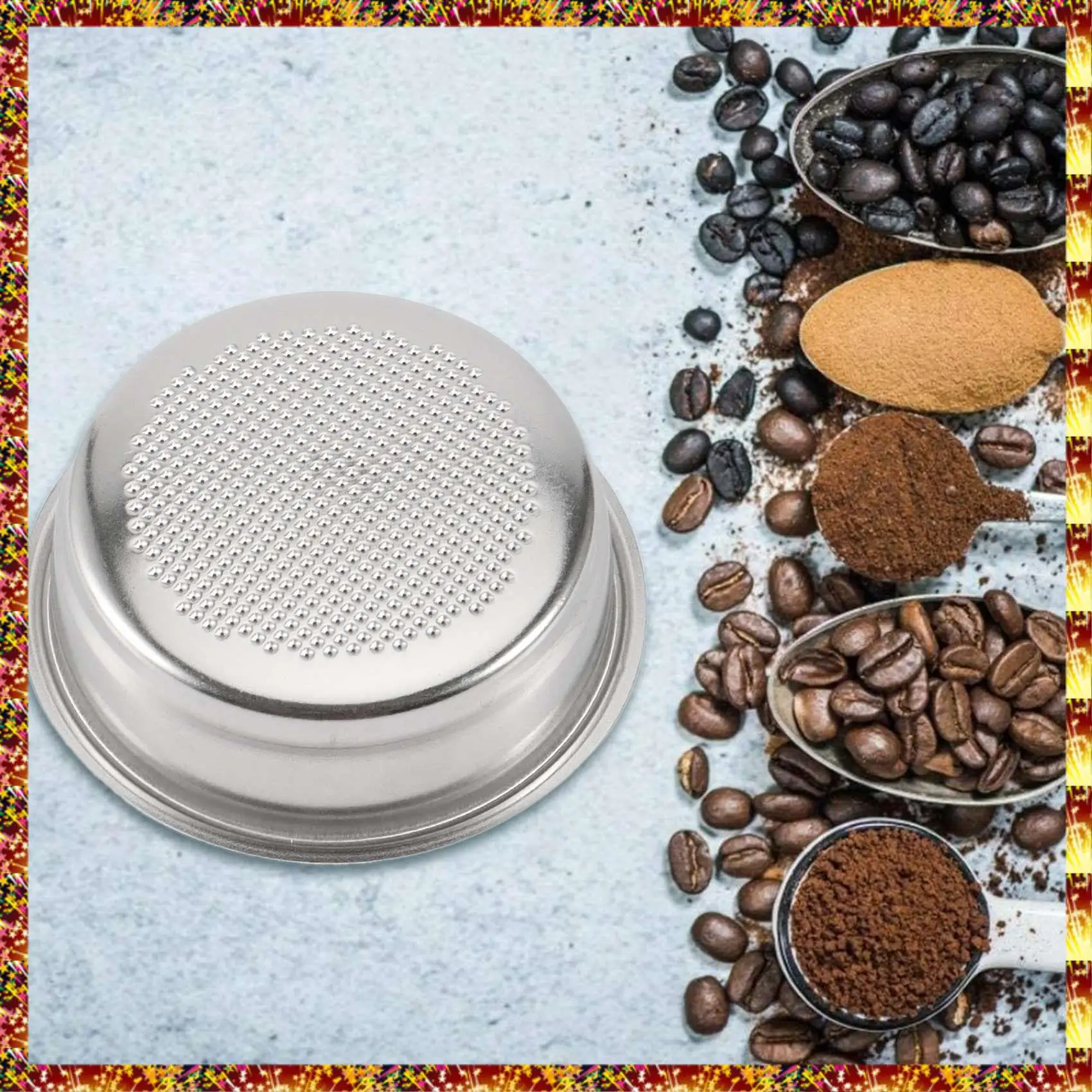 AGOUP 2X Coffee Filter,51Mm Stainless Steel Coffee Filter Cup Basket,Non-Pressure Coffee Maker Filters A & B
AGOUP 2X Coffee Filter,51Mm Stainless Steel Coffee Filter Cup Basket,Non-Pressure Coffee Maker Filters A & B