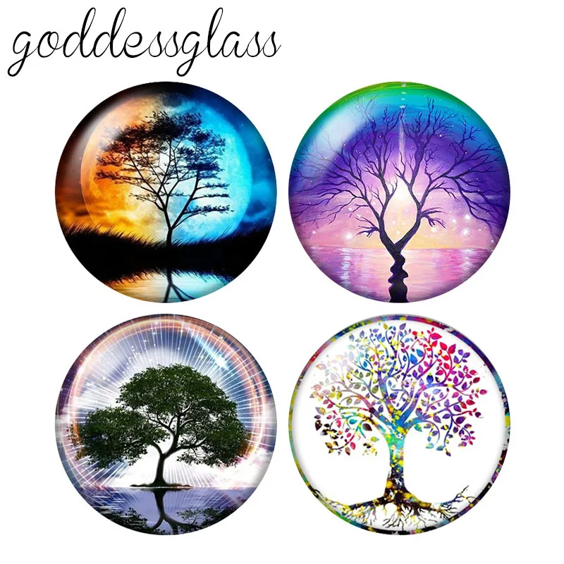 New Tree of Life drawings Tree patterns 10pcs 12mm/18mm/20mm/25mm Round photo glass cabochon demo flat back Making findings
New Tree of Life drawings Tree patterns 10pcs 12mm/18mm/20mm/25mm Round photo glass cabochon demo flat back Making findings