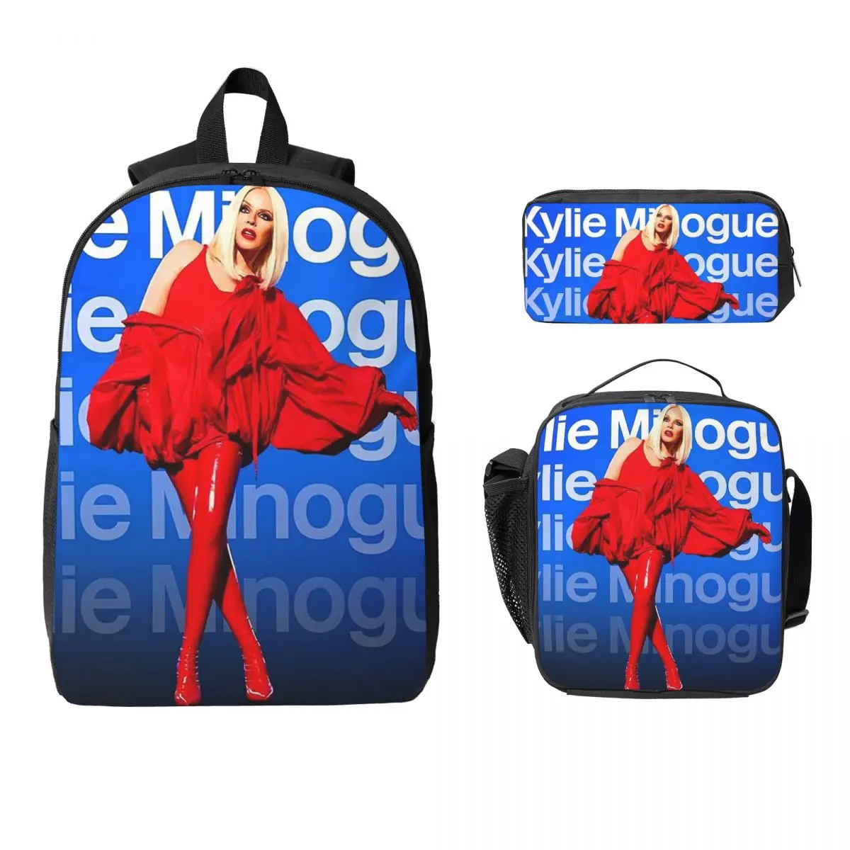 Kylie Minogue Backpack Student Boys Girls BookBag School Bag Laptop Shoulder Bags 3ps Insulated Lunch Bag Pencil Case
Kylie Minogue Backpack Student Boys Girls BookBag School Bag Laptop Shoulder Bags 3ps Insulated Lunch Bag Pencil Case