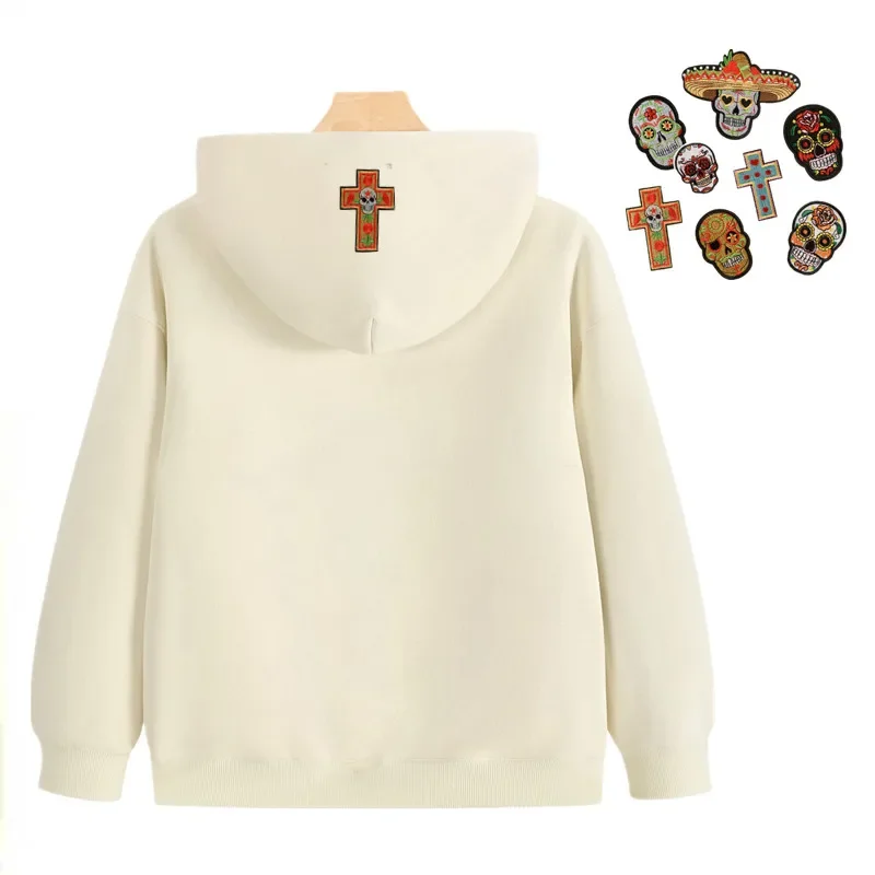 Skull Cross Patches Embroidered Sew On/Iron On Appliques Ghost Head Cloth Chest Sticker for DIY Decoration Coat Jackets Jeans
Skull Cross Patches Embroidered Sew On/Iron On Appliques Ghost Head Cloth Chest Sticker for DIY Decoration Coat Jackets Jeans