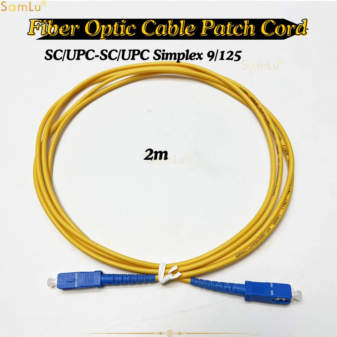 10 шт. 2 м SC/UPC-SC/UPC Simplex 9/125 один режим SM оптический кабель, Соединительный шнур, оптоволоконный удлинитель
10 шт. 2 м SC/UPC-SC/UPC Simplex 9/125 один режим SM оптический кабель, Соединительный шнур, оптоволоконный удлинитель