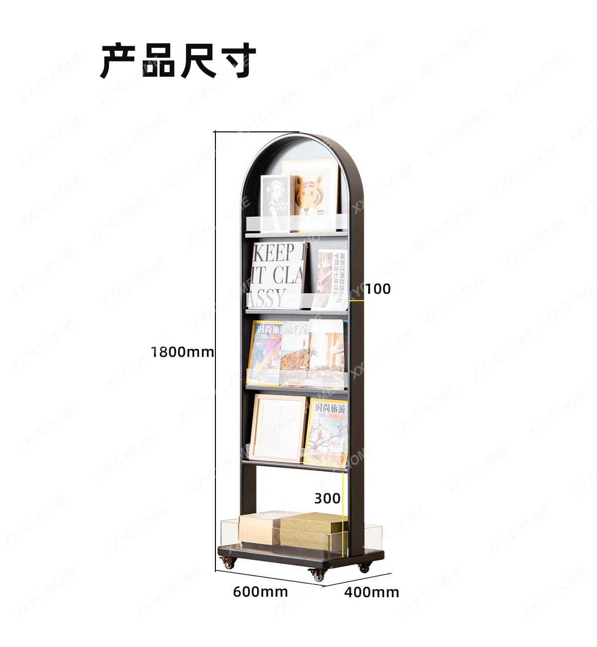 Solid Wood Rotating Full-length Mirror Magazine Rack Household Mobile Floor Mirror Medium Antique Retro Full-body Mirror
Solid Wood Rotating Full-length Mirror Magazine Rack Household Mobile Floor Mirror Medium Antique Retro Full-body Mirror