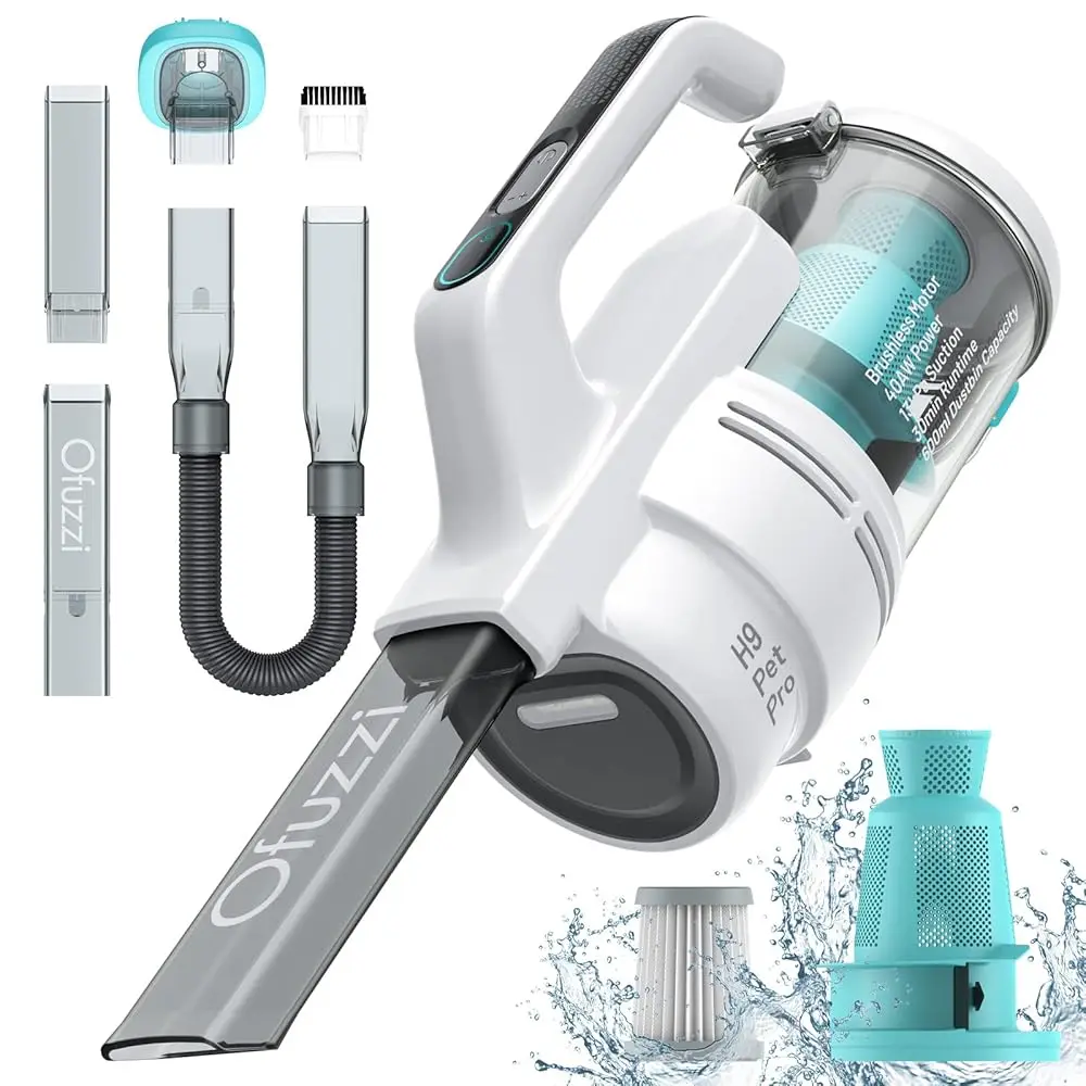 H9 Pet Pro 5-In-1 Cordl Handheld Vacuum, 13000Pa Strong Suction, Portable Handheld Vacuum, Lightweight With Led Light,
H9 Pet Pro 5-In-1 Cordl Handheld Vacuum, 13000Pa Strong Suction, Portable Handheld Vacuum, Lightweight With Led Light,