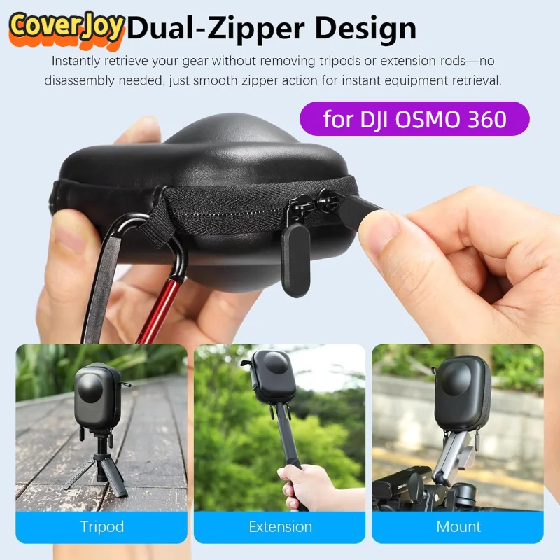 CoverJoy 2-in-1 Protective Case & Screen Protector for DJI Osmo 360 Waterproof Shockproof Full Set Camera Accessories
CoverJoy 2-in-1 Protective Case & Screen Protector for DJI Osmo 360 Waterproof Shockproof Full Set Camera Accessories