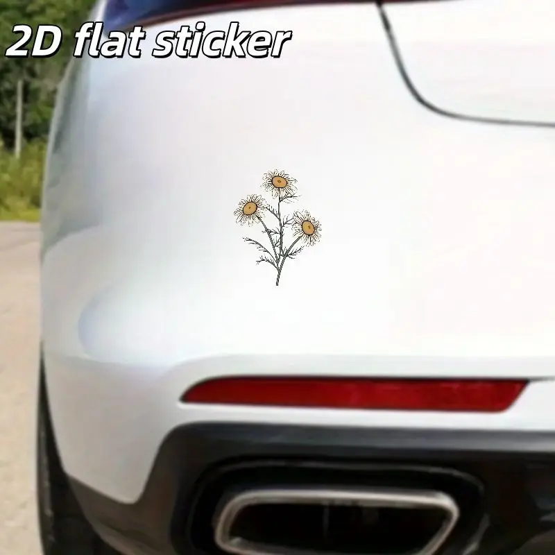 1pc 2D Flat Art Daisy Vinyl Sticker, Waterproof Self-adhesive Decal for Car Window, Body & Skateboard
1pc 2D Flat Art Daisy Vinyl Sticker, Waterproof Self-adhesive Decal for Car Window, Body & Skateboard