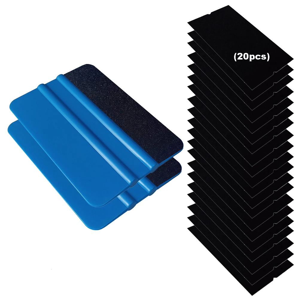 20pcs Black Carbon Fiber Felt + 2pcs Blue Plastic Squeegee Window Tint Auto Sticker Scraper For Car Vinyl Film Wrap K35A
20pcs Black Carbon Fiber Felt + 2pcs Blue Plastic Squeegee Window Tint Auto Sticker Scraper For Car Vinyl Film Wrap K35A