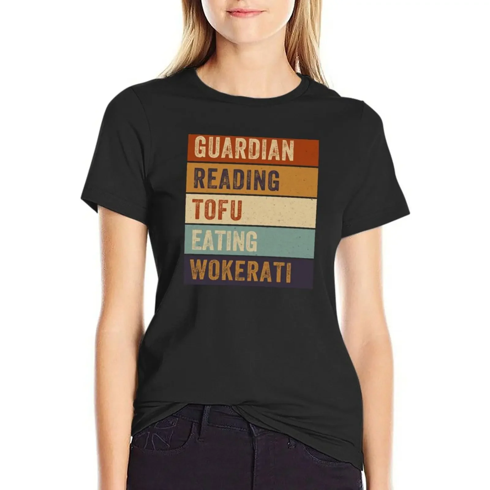 Tofu Eating Wokerati - Guardian Reading T-Shirt Aesthetic clothing summer tops customs animal print Woman clothing
Tofu Eating Wokerati - Guardian Reading T-Shirt Aesthetic clothing summer tops customs animal print Woman clothing