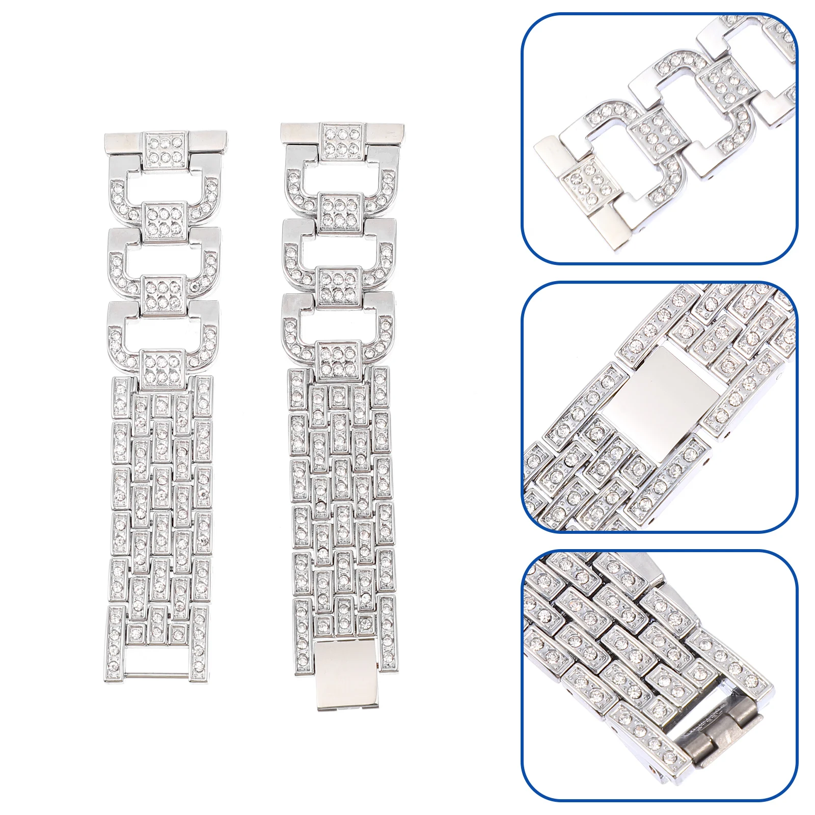 Stainless Steel Watch Strap Wristb Elegant Comfortable Long Service Life Easy to Adjust Suitable for Most Watches
Stainless Steel Watch Strap Wristb Elegant Comfortable Long Service Life Easy to Adjust Suitable for Most Watches