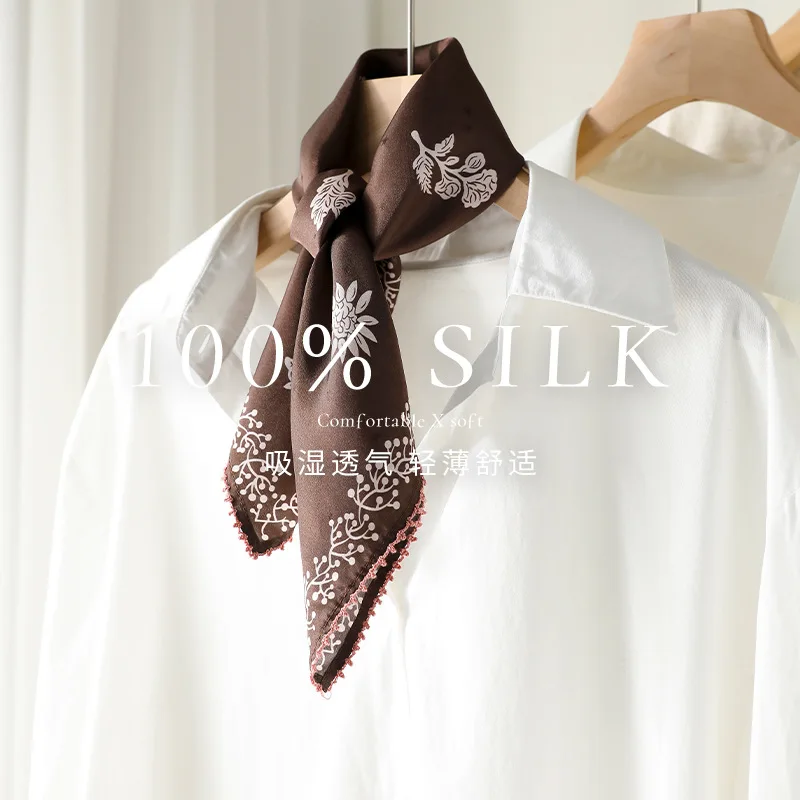 16 momme 100% Real Silk Hair Scarf Fashion Lady Kerchief Foulard Female Bandana Scarves for Women Band Hijab Shawl Wraps sjaal
16 momme 100% Real Silk Hair Scarf Fashion Lady Kerchief Foulard Female Bandana Scarves for Women Band Hijab Shawl Wraps sjaal