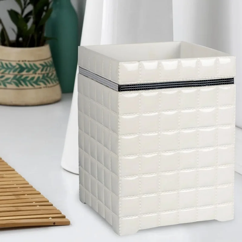 White Resin Wastebasket 7QT
White Resin Wastebasket 7QT