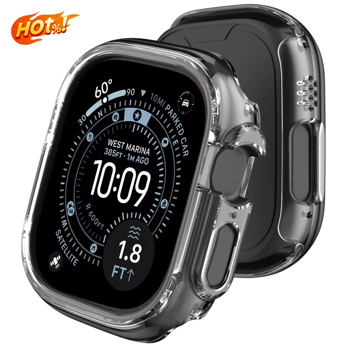 Чехол Ultra 3 2 49 мм для Apple Watch 45 мм, 41 мм, 42 мм, 46 мм, 40 мм, 44 мм, жесткий бампер-рамка из поликарбоната для iWatch 11, 10, 8, 7, 6, 5, 4, 3, 2, 1
Чехол Ultra 3 2 49 мм для Apple Watch 45 мм, 41 мм, 42 мм, 46 мм, 40 мм, 44 мм, жесткий бампер-рамка из поликарбоната для iWatch 11, 10, 8, 7, 6, 5, 4, 3, 2, 1