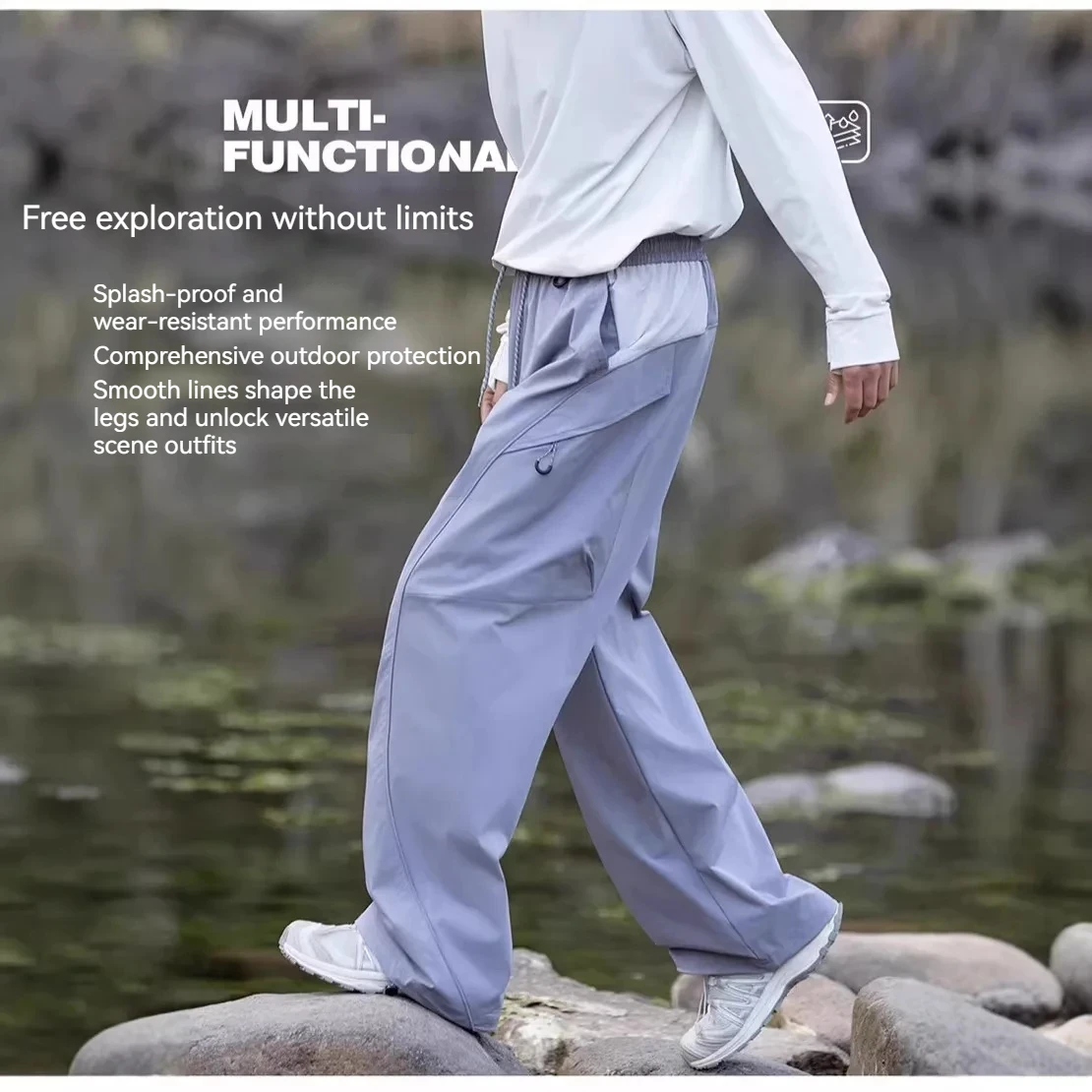 Ultralight Waterproof Hiking Cargo Pants Men Women Quick Dry Outdoor Techwear Joggers Loose Fit Breathable Sweatpants
Ultralight Waterproof Hiking Cargo Pants Men Women Quick Dry Outdoor Techwear Joggers Loose Fit Breathable Sweatpants