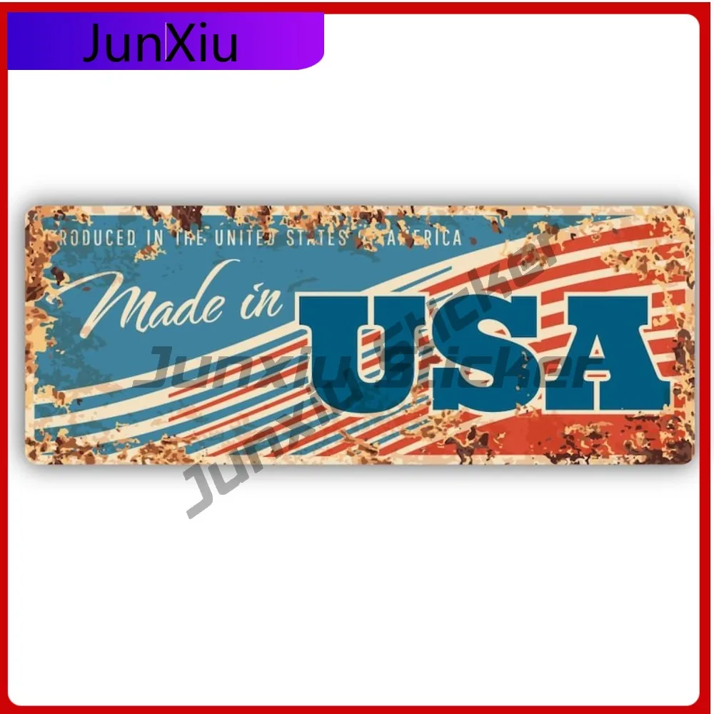 Made In The Usa Vintage Rusty Art Design Vinyl Sticker Vacation Travel Cities Countries Car Truck Bumper Water Bottle Car Cover
Made In The Usa Vintage Rusty Art Design Vinyl Sticker Vacation Travel Cities Countries Car Truck Bumper Water Bottle Car Cover