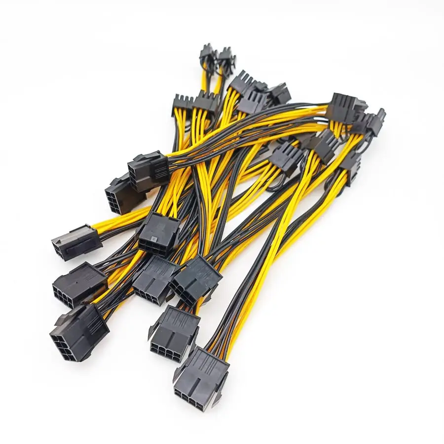 10 упаковок, 22 см, PCI-E, 8-контактный разъем «папа» на двойной PCIe 6 + 2-контактный разъем «мама», кабель питания, провод 18 AWG
10 упаковок, 22 см, PCI-E, 8-контактный разъем «папа» на двойной PCIe 6 + 2-контактный разъем «мама», кабель питания, провод 18 AWG