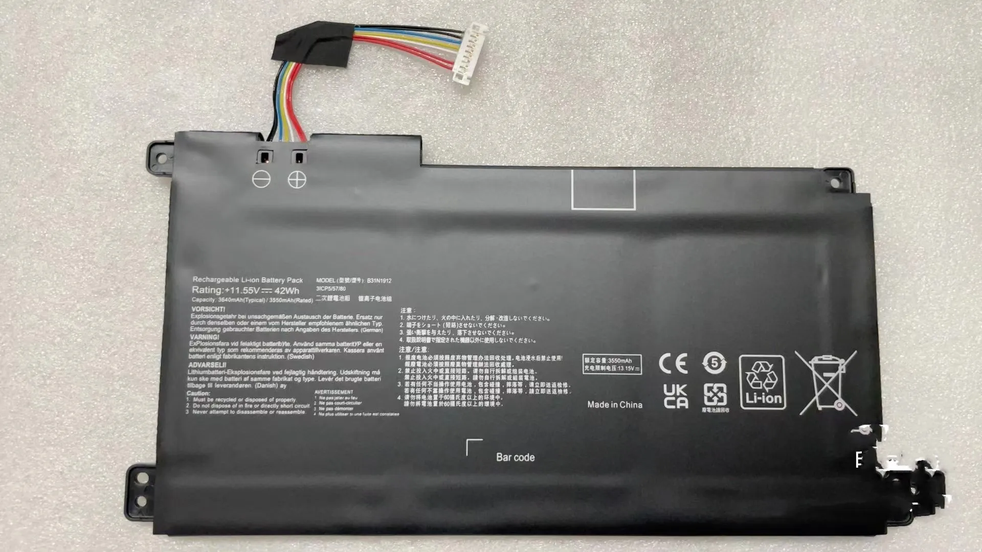 Новый оригинальный аккумулятор для ноутбука asus C31 B31N1912 E410M E510M E410MA
Новый оригинальный аккумулятор для ноутбука asus C31 B31N1912 E410M E510M E410MA