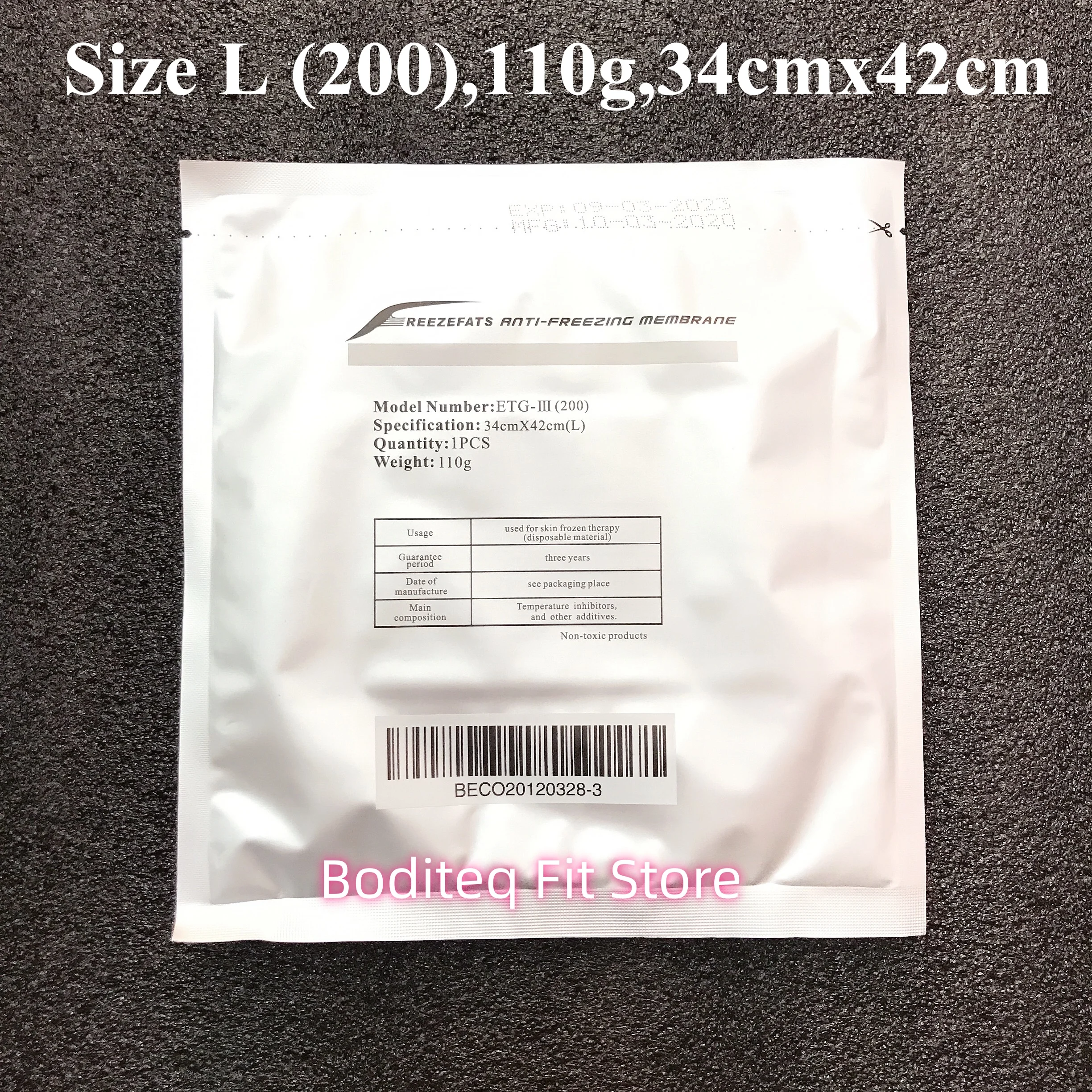 110G Antifreeze Membranes for Cryolipolysis Fat Freezing Machine Body Slimming Pads Anti Cellulite Dissolve Fat Cold Therapy
110G Antifreeze Membranes for Cryolipolysis Fat Freezing Machine Body Slimming Pads Anti Cellulite Dissolve Fat Cold Therapy