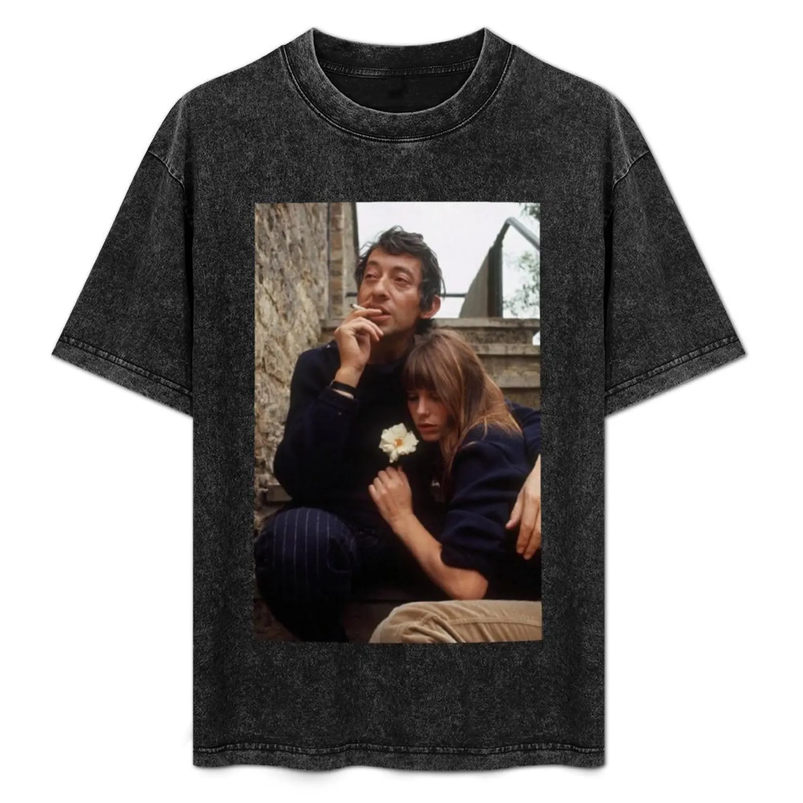 Serge Gainsbourg and Jane Birkin T-Shirt Urban Style Print T-Shirt
Serge Gainsbourg and Jane Birkin T-Shirt Urban Style Print T-Shirt