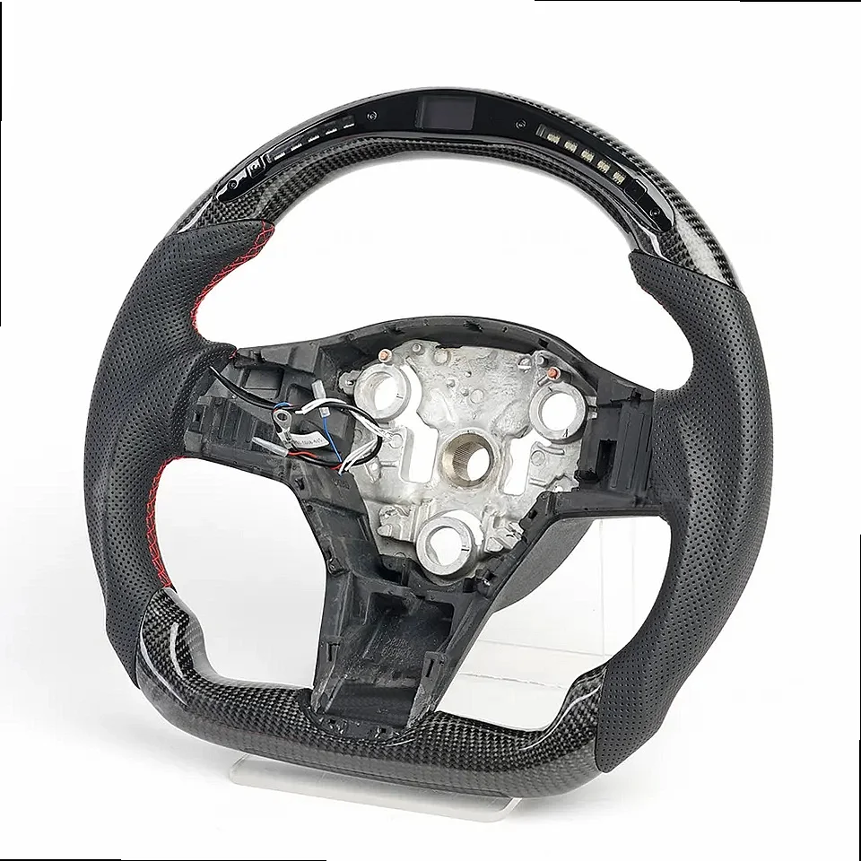Custom LED Racing Steering Wheel Real Fit Model Y 3 2019-2022
Custom LED Racing Steering Wheel Real Fit Model Y 3 2019-2022