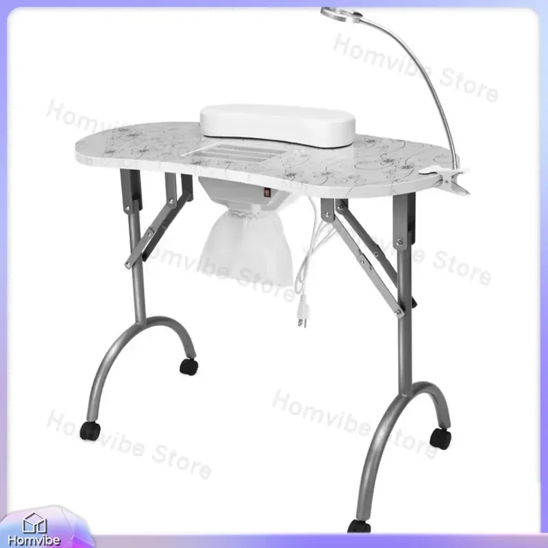 Portable Folding Nail Table with Built-in Vacuum Cleaner LED Nail Lamp and Adjustable Height for Manicure Pedicure Salon Home
Portable Folding Nail Table with Built-in Vacuum Cleaner LED Nail Lamp and Adjustable Height for Manicure Pedicure Salon Home