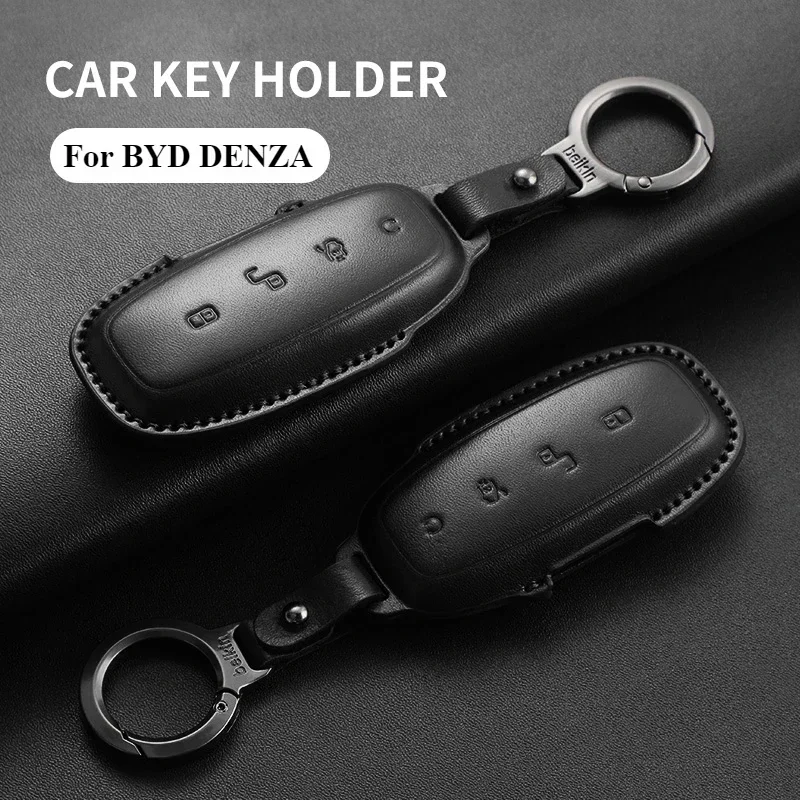 Leather Car Key Case Cover For BYD DENZA D9 2022 For Denza D9 DM-i 2022 2023 Auto Key Fob Shell Car Styling Keychain Accessory
Leather Car Key Case Cover For BYD DENZA D9 2022 For Denza D9 DM-i 2022 2023 Auto Key Fob Shell Car Styling Keychain Accessory
