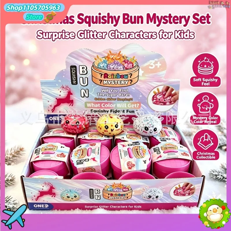 Rainbow Glitter Bun Squishy Toy Steamer Simulation Slow Rebound Squeeze Toy Christmas Cute Fidget Toy Stress Relief Hand Toy
Rainbow Glitter Bun Squishy Toy Steamer Simulation Slow Rebound Squeeze Toy Christmas Cute Fidget Toy Stress Relief Hand Toy