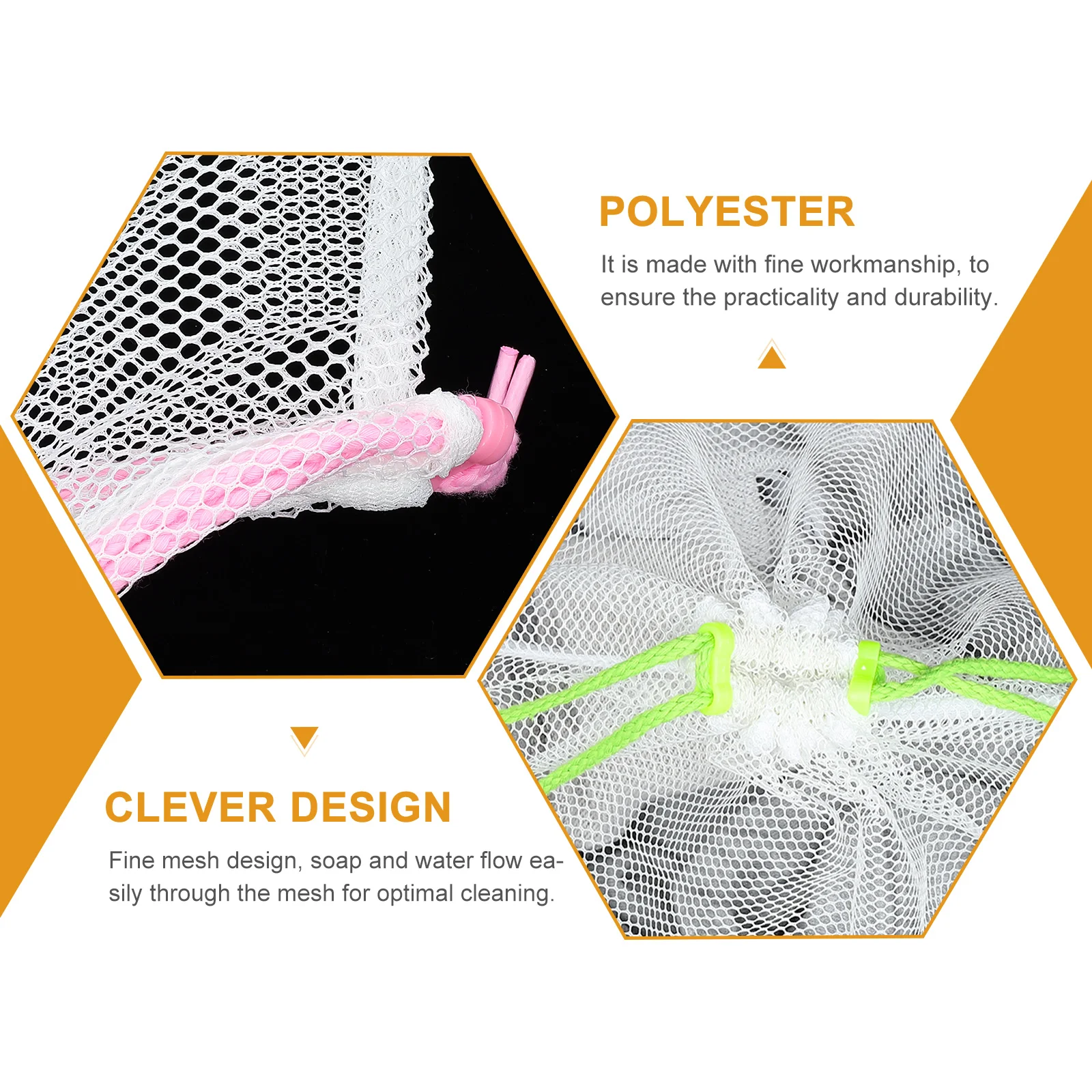 3Pcs Mesh Laundry Bags with Drawstring Folding Dirty Clothes Bags Travel Washing Organizational Solution
3Pcs Mesh Laundry Bags with Drawstring Folding Dirty Clothes Bags Travel Washing Organizational Solution