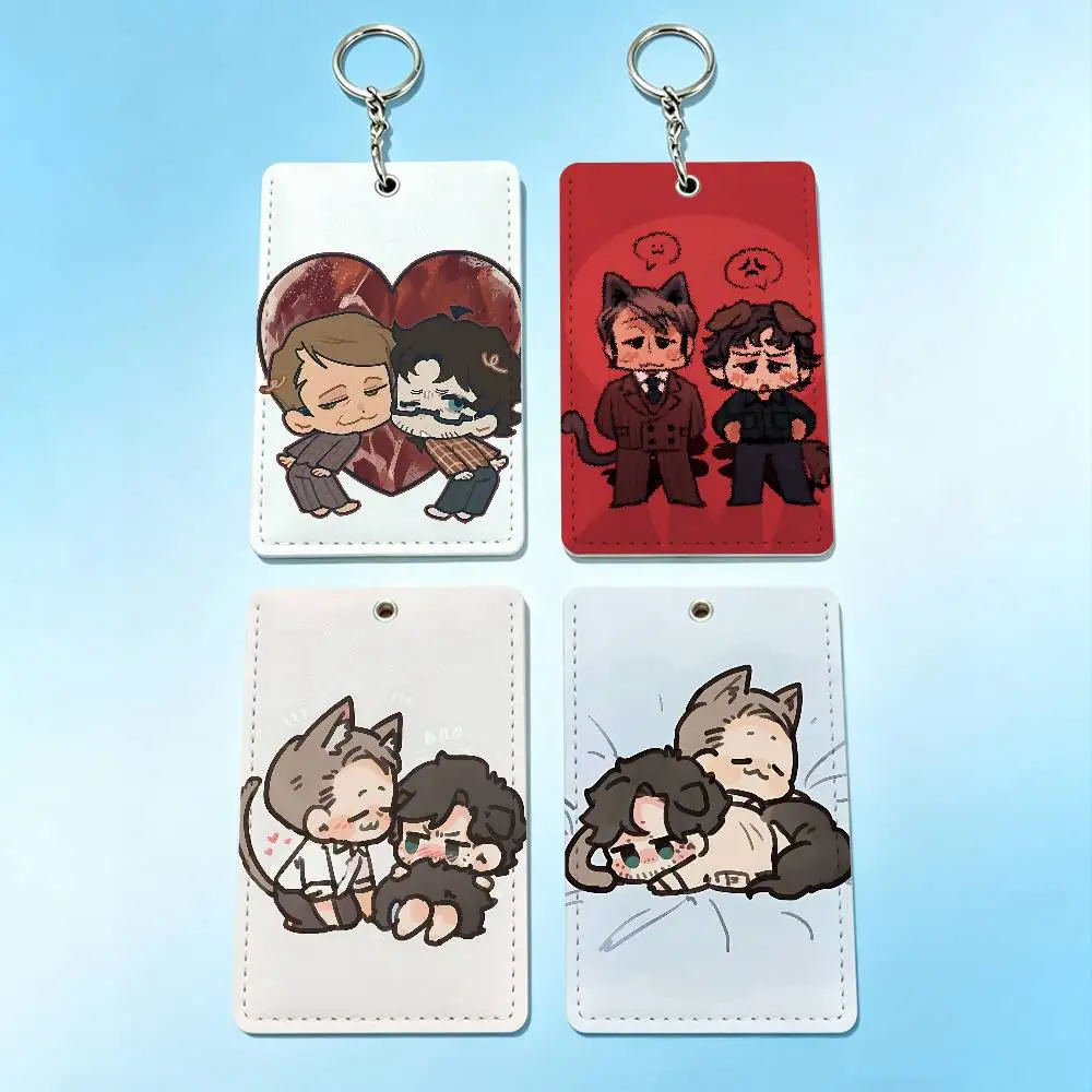 Cute H-Hannibal and Will Chibi Badge Holder Keychain For Bank Business Work Card Holder Student Card Protective Case Bus Card
Cute H-Hannibal and Will Chibi Badge Holder Keychain For Bank Business Work Card Holder Student Card Protective Case Bus Card